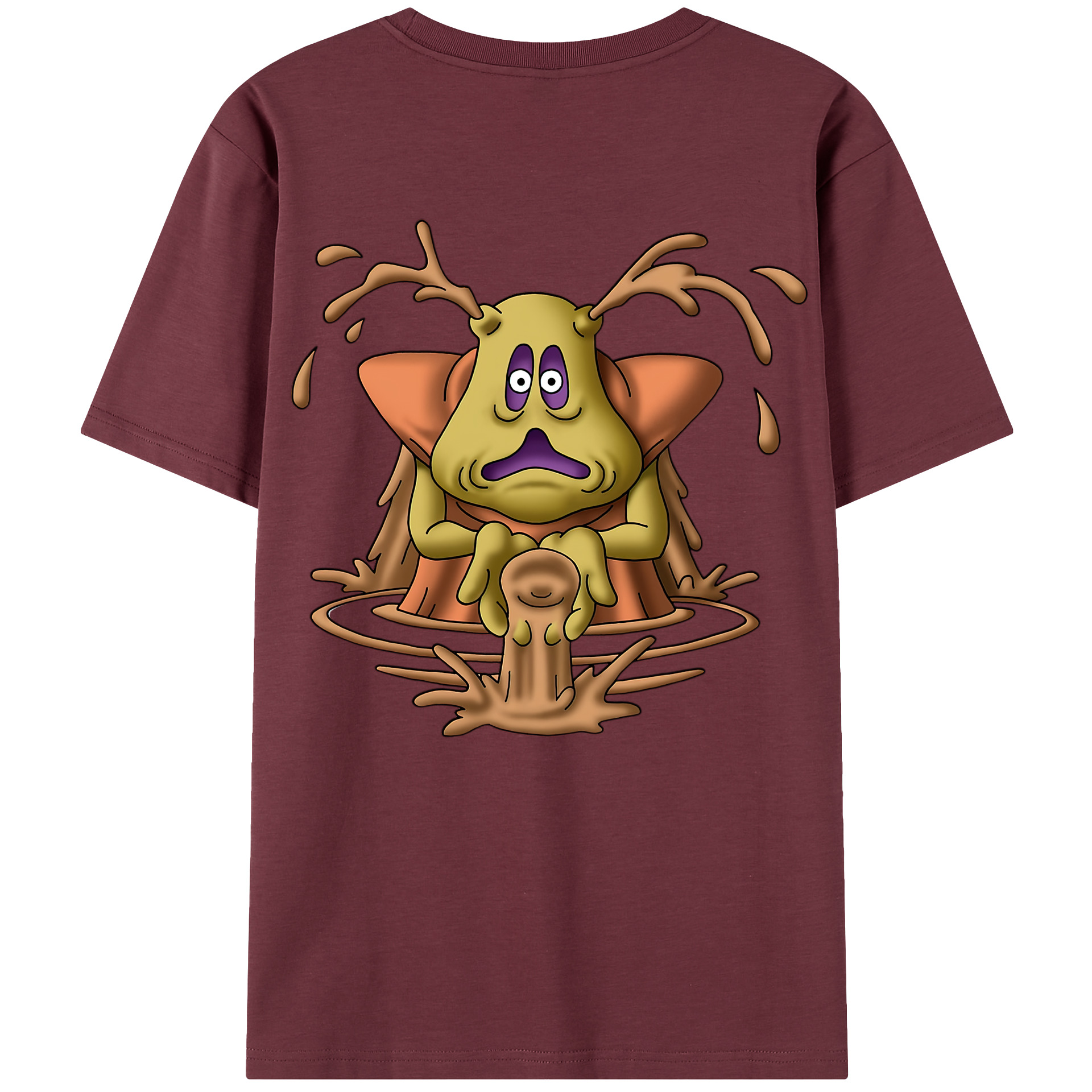 （画像用） ドラゴンクエスト Doragon Kuesuto Dragon Quest 綿100％半袖Tシャツ（背面プリント）